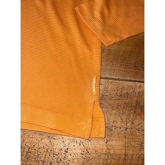 Mens Tommy Bahama Relax Orange Pima Cotton Long Sleeve Ribbed Pullover Size XL‎ - Picture 3 of 11